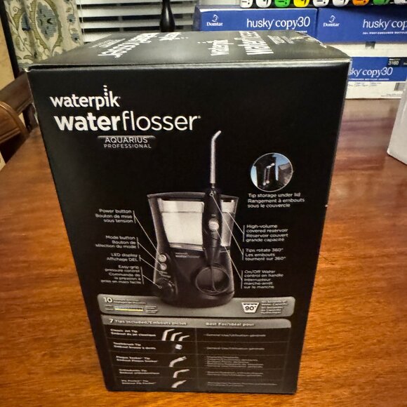 Waterpik "Aquarius Professional" Black "water flosser" ($45) - Picture 2 of 9